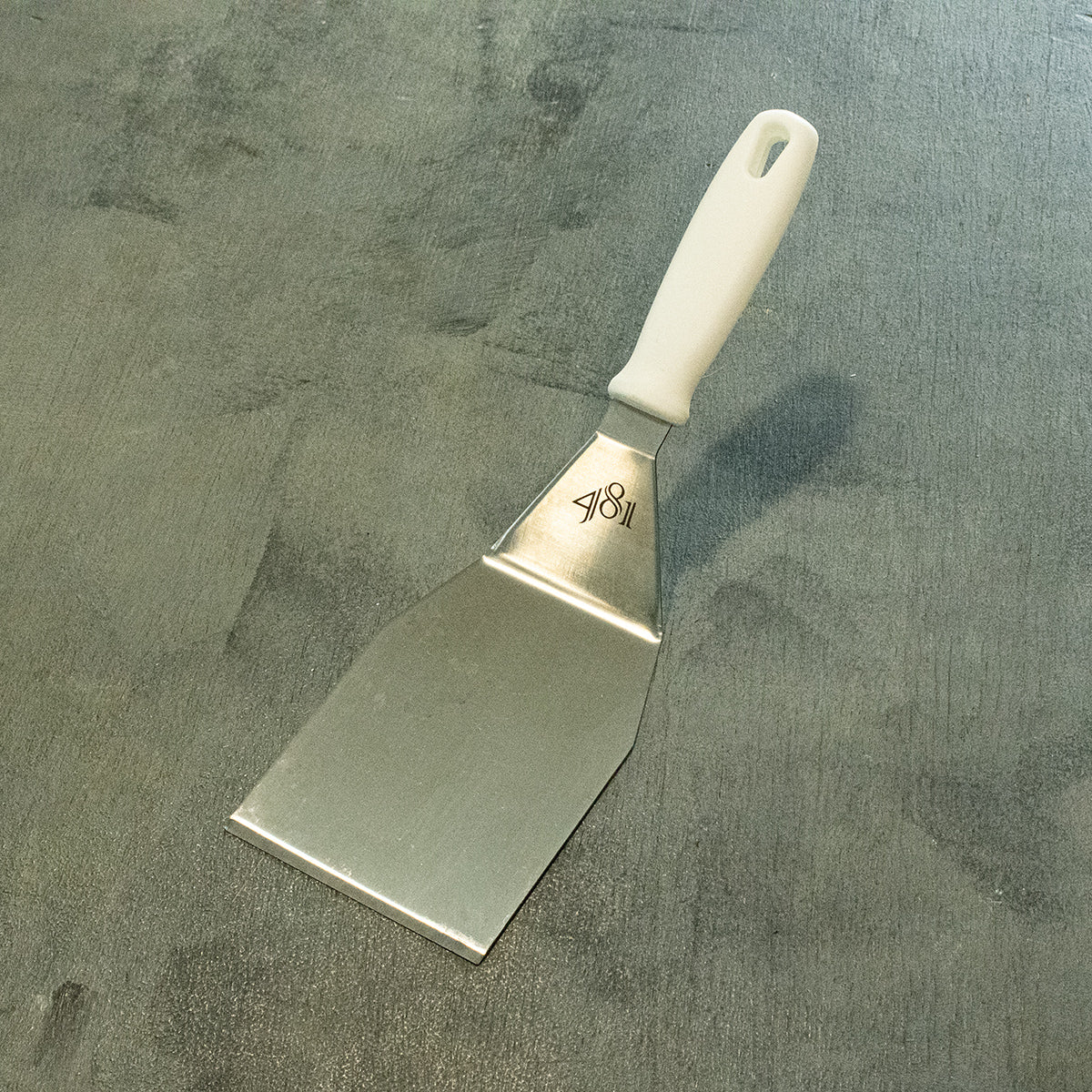 Espátula Inox com degrau para burger
