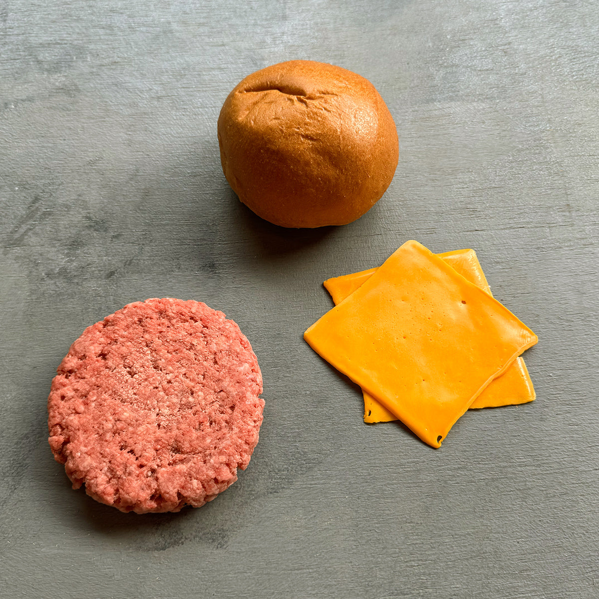 Kit Pão, Carne e Queijo - Burger de Picanha 481 (4 un.)