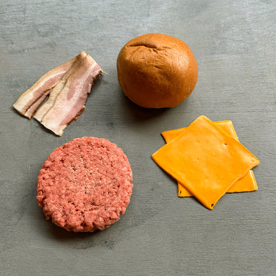Kit Pão, Carne, Queijo e Bacon - Burger de Picanha 481 (4 un.)