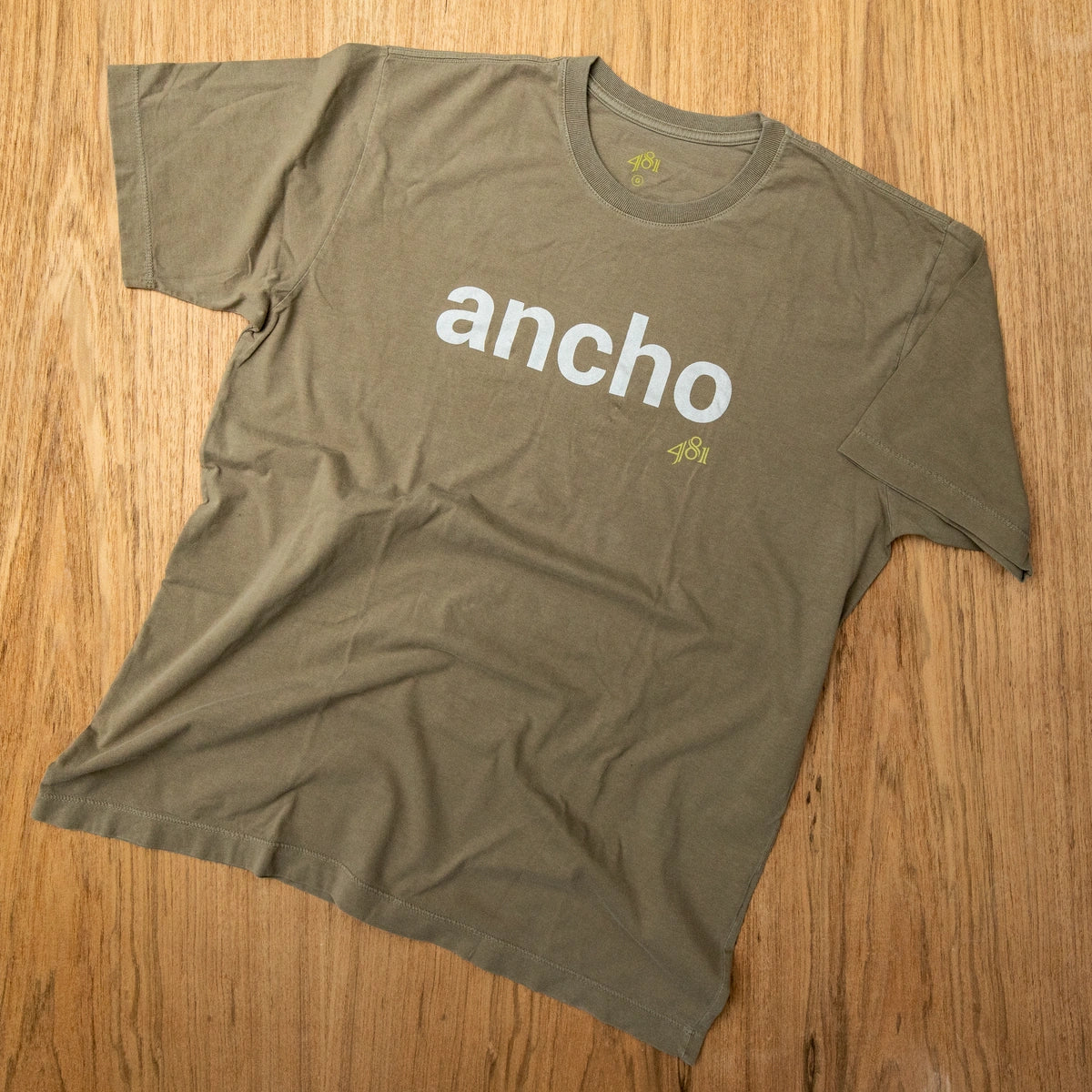 Camiseta 481 - Ancho - Verde Musgo