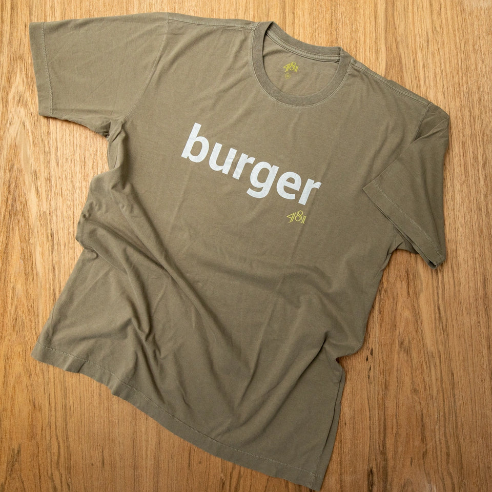 Camiseta 481 - BURGER - Verde Musgo