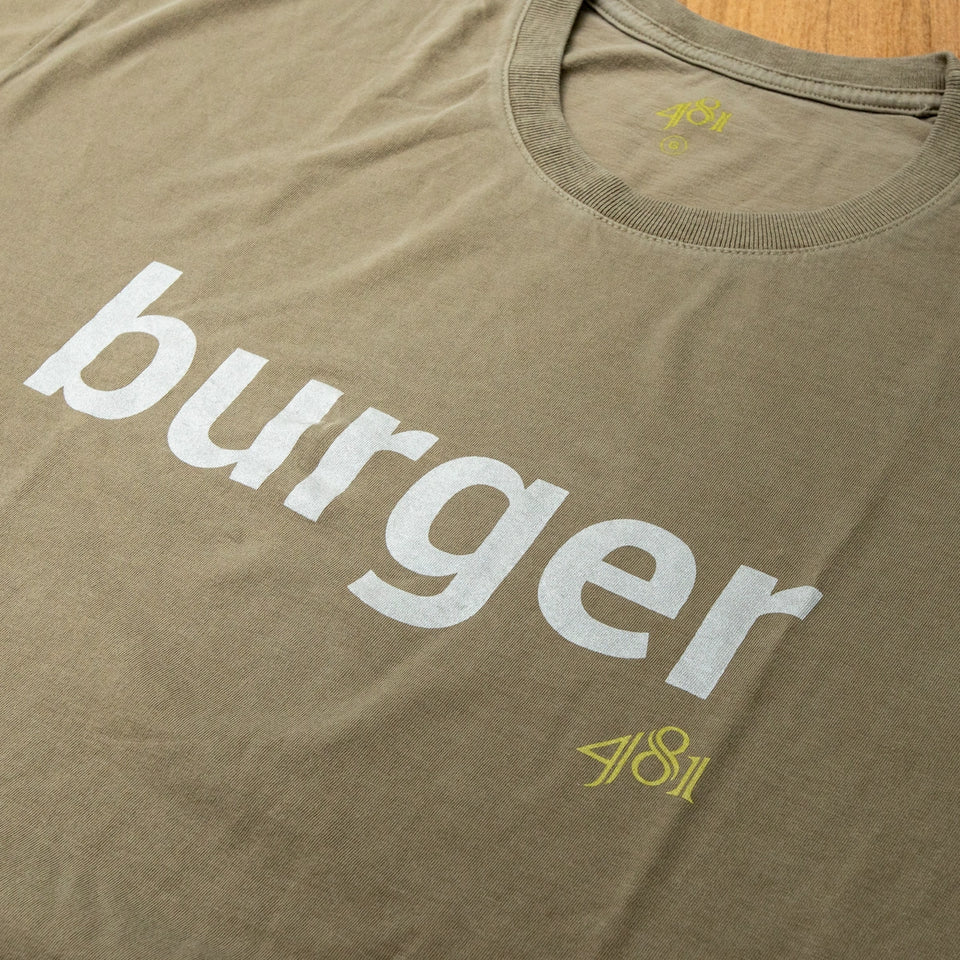 Camiseta 481 - BURGER - Verde Musgo