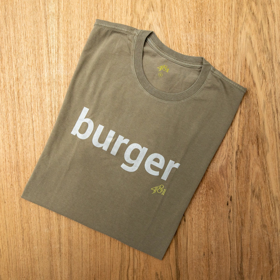 Camiseta 481 - BURGER - Verde Musgo