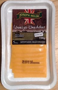 Cheddar Inglês em fatias Joseph Heller