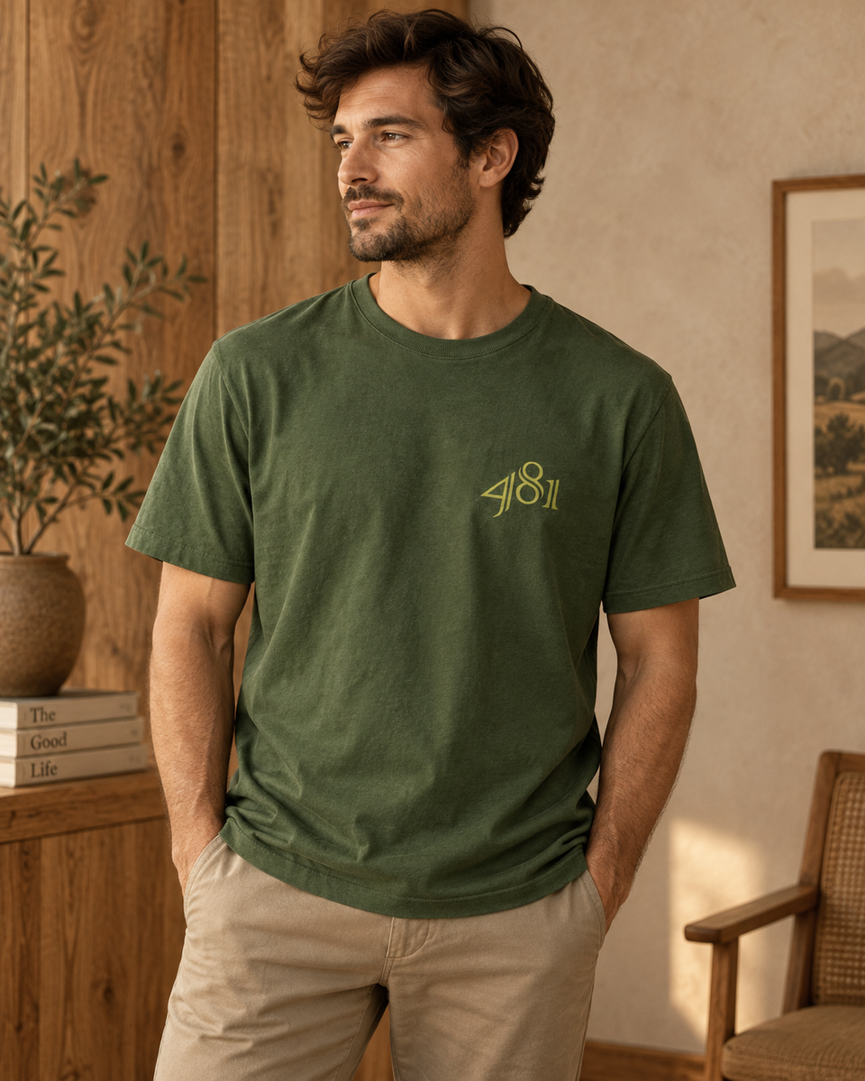 Camiseta 481 - Minimalista - Verde Militar