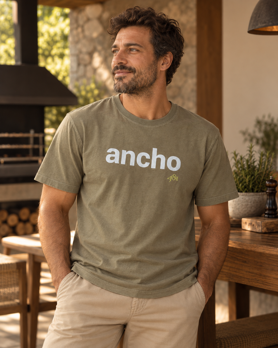 Camiseta 481 - Ancho - Verde Musgo