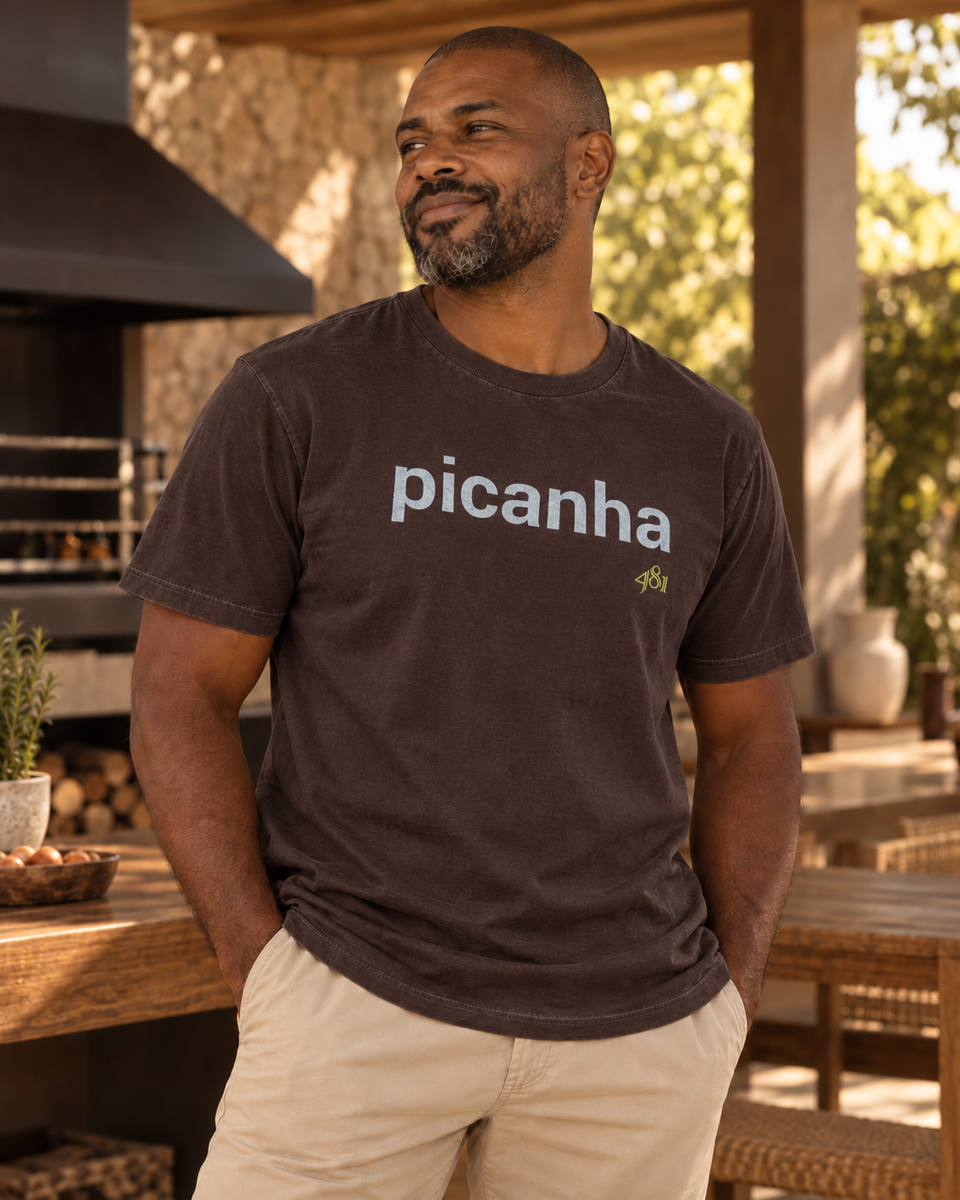 Camiseta 481 - Picanha - Marrom