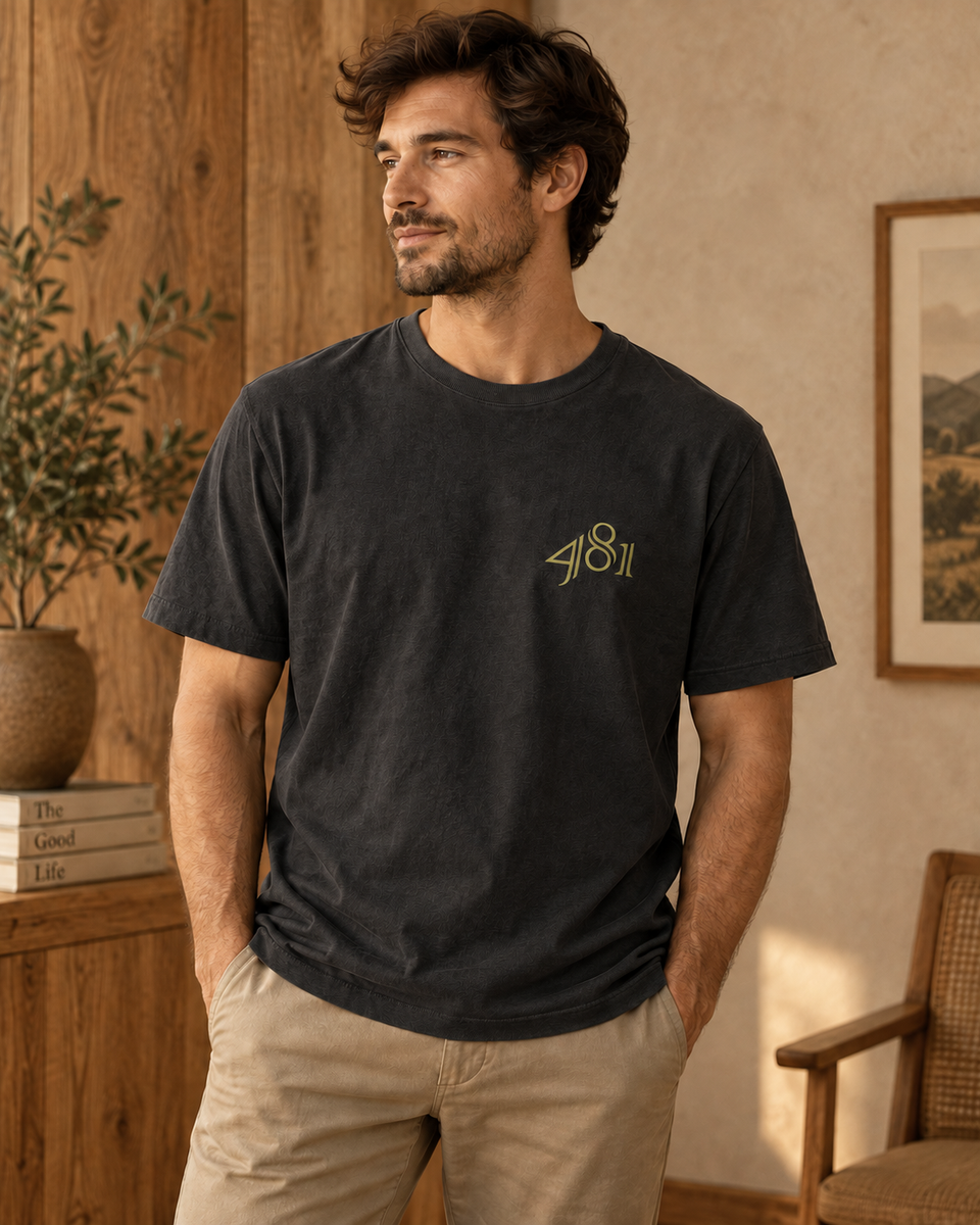 Camiseta 481 - Minimalista - Preta
