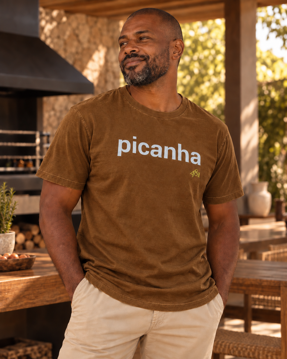 Camiseta 481 - Picanha - Caramelo