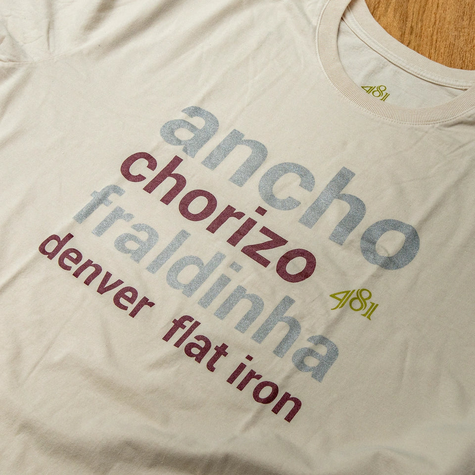Camiseta 481 - Cortes Sem Osso - Branca