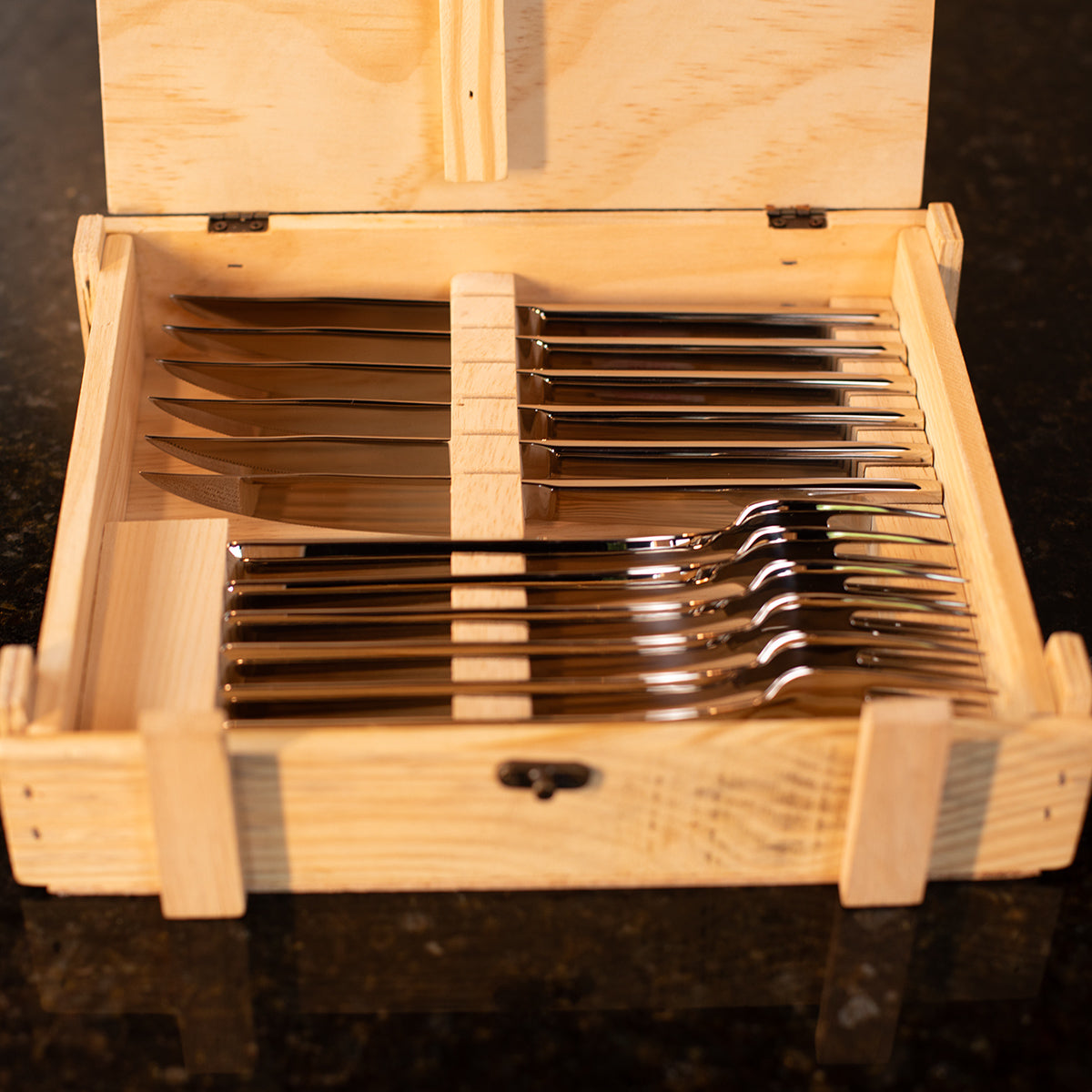 Conjunto garfo e facas para carnes em Aço Inoxidável, 12 PCS, Zwilling Specials