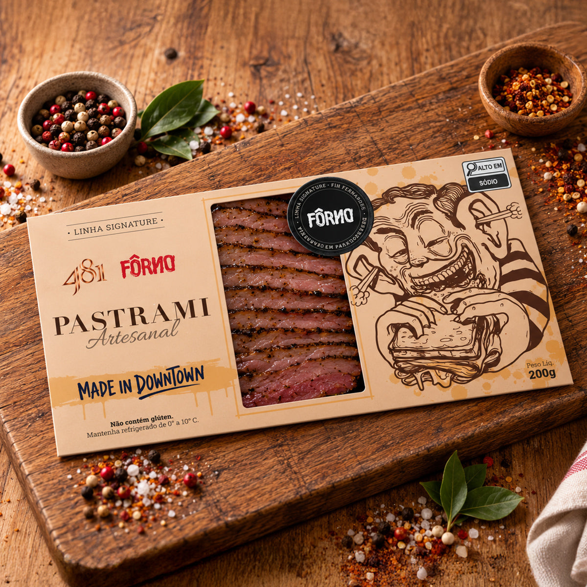 Pastrami 481 & Fôrno 200g Congelado