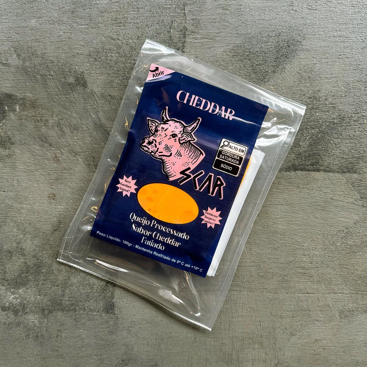 Cheddar Inglês -  Scar Queijos Interfolhados