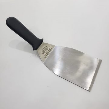 ESPÁTULA INOX COM DEGRAU PARA BURGER