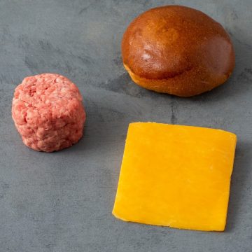 smash burger de costela - kit pão, carne e queijo