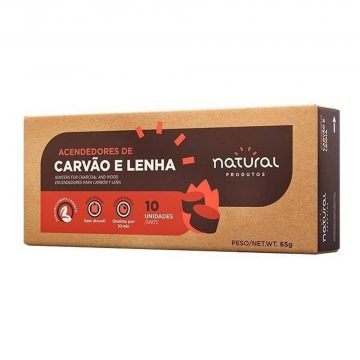 ACENDEDOR DE CARVÃO E LENHA - NATURAL