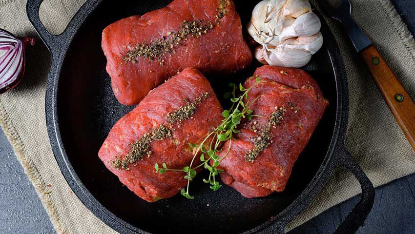 carne para bife a rolê