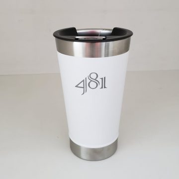 COPO TÉRMICO 481 BRANCO COM TAMPA E ABRIDOR STANLEY