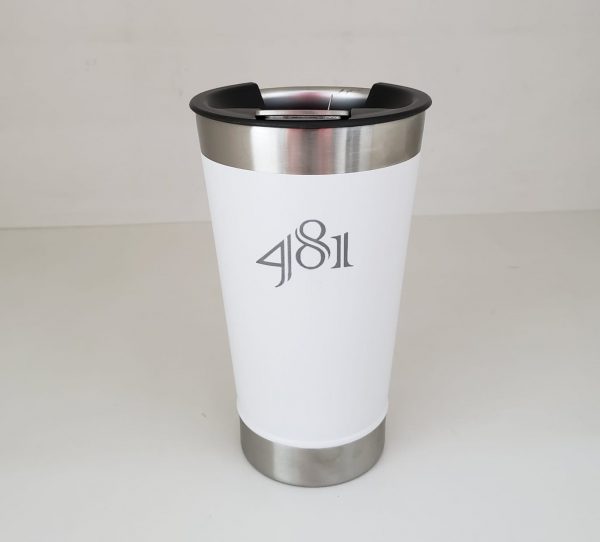 COPO TÉRMICO 481 BRANCO COM TAMPA E ABRIDOR STANLEY